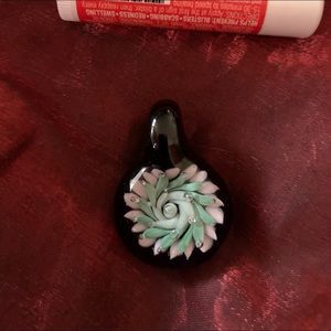 OOAK artist blown glass pendant